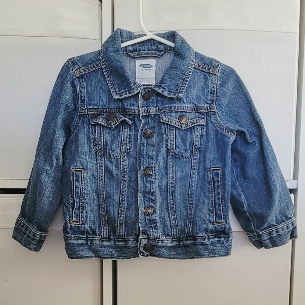 OLD NAVY 3t Denim Blue Jean Jacket With Pockets